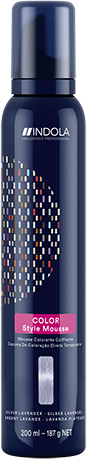 [2927924] Indola Color Style Mousse 200ml - dunkel asch