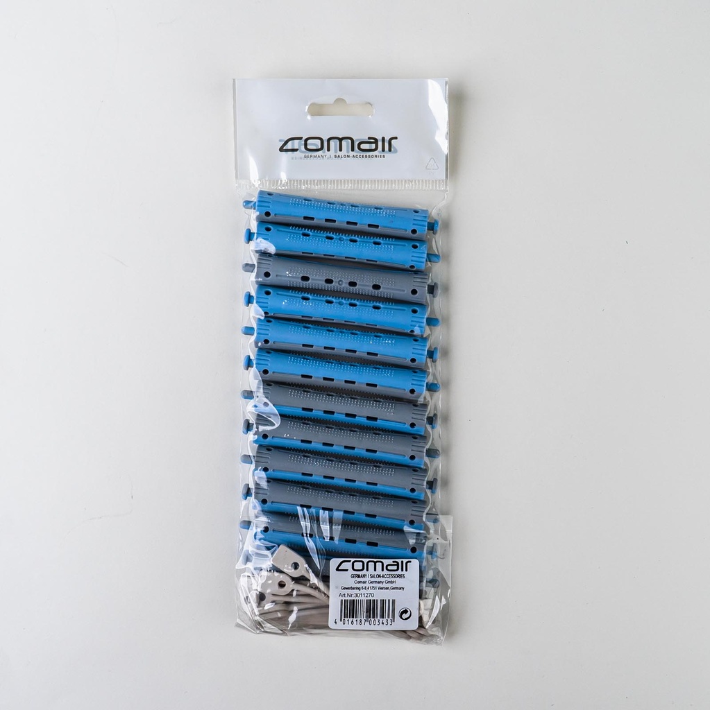 [3011270] Comair Kaltwellwickler -  13mm lang blau/grau