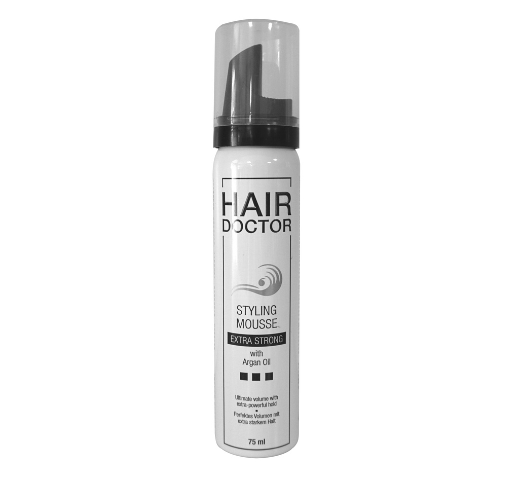 [3025-12] Hair Doctor Styling Mousse Extra Strong 12x 75ml (=900ml)