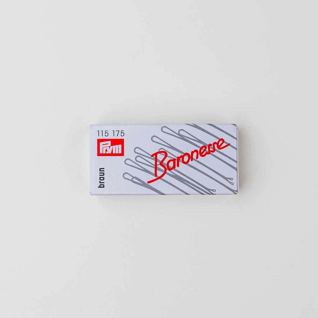 Comair Baronesse Haarklemmen 5cm braun