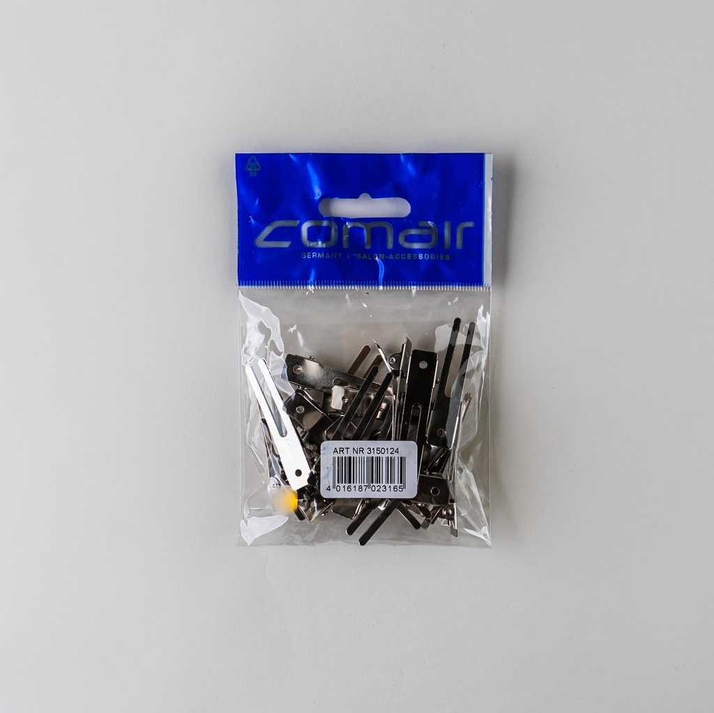 Comair Metallclips zweischenklig 20 Stk.