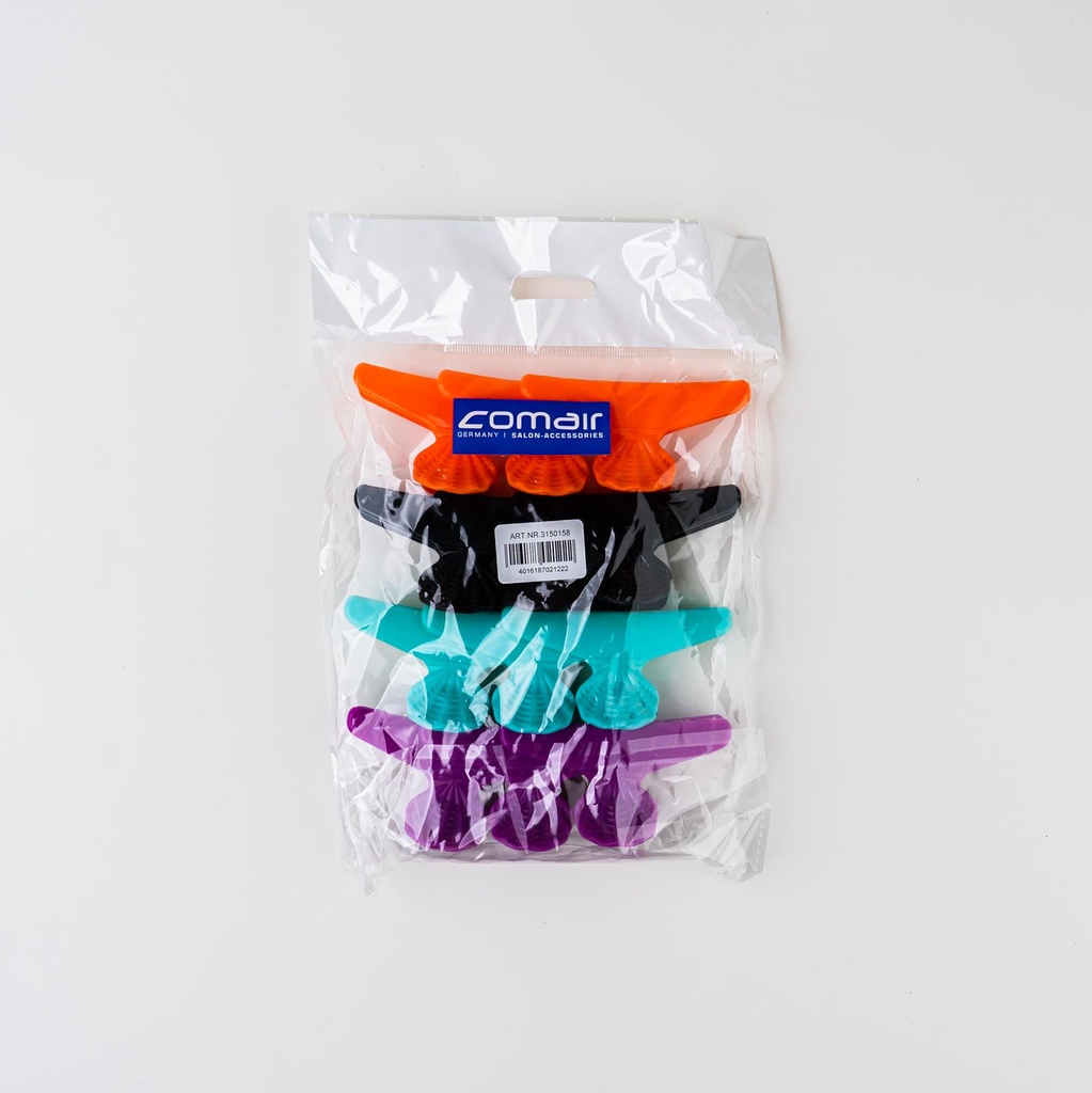 Comair Abteilklammern Fashion Hair bunt 12 Stk.