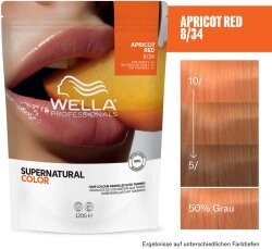 Wella Professional Supernatural Color 120g Apricot Red 8/34