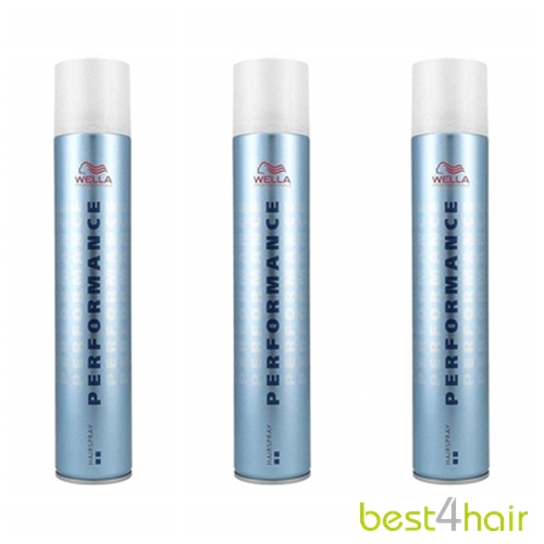 [5639-3] 3 x Wella Performance Haarspray 500 ml