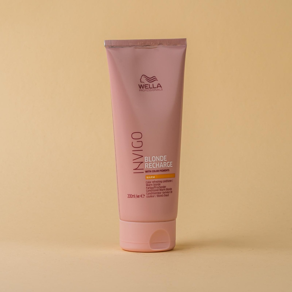 [6396] Wella INVIGO Recharge Warm Blonde Conditioner 200ml