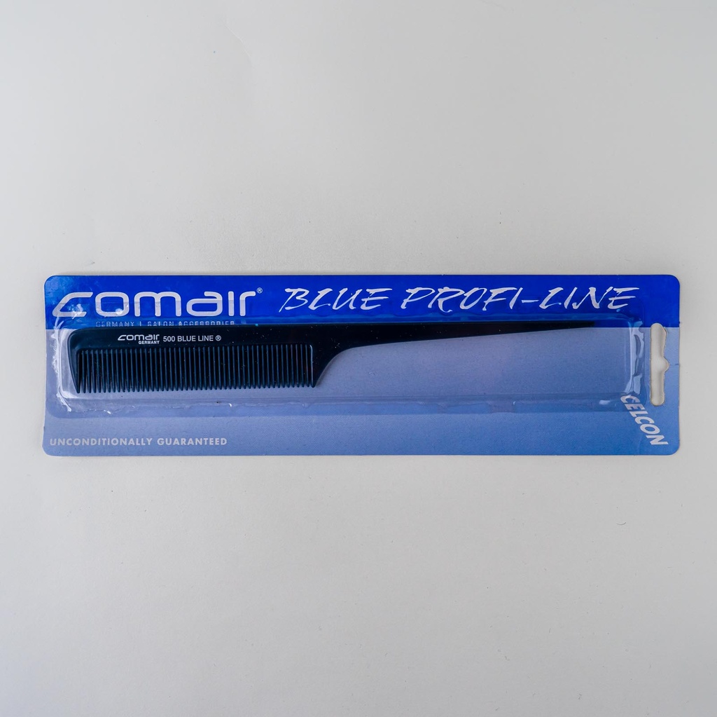 [7000349] Comair Blue Profi-Line  Stielkamm, grob gezahnt 500 Blue Profi Line
