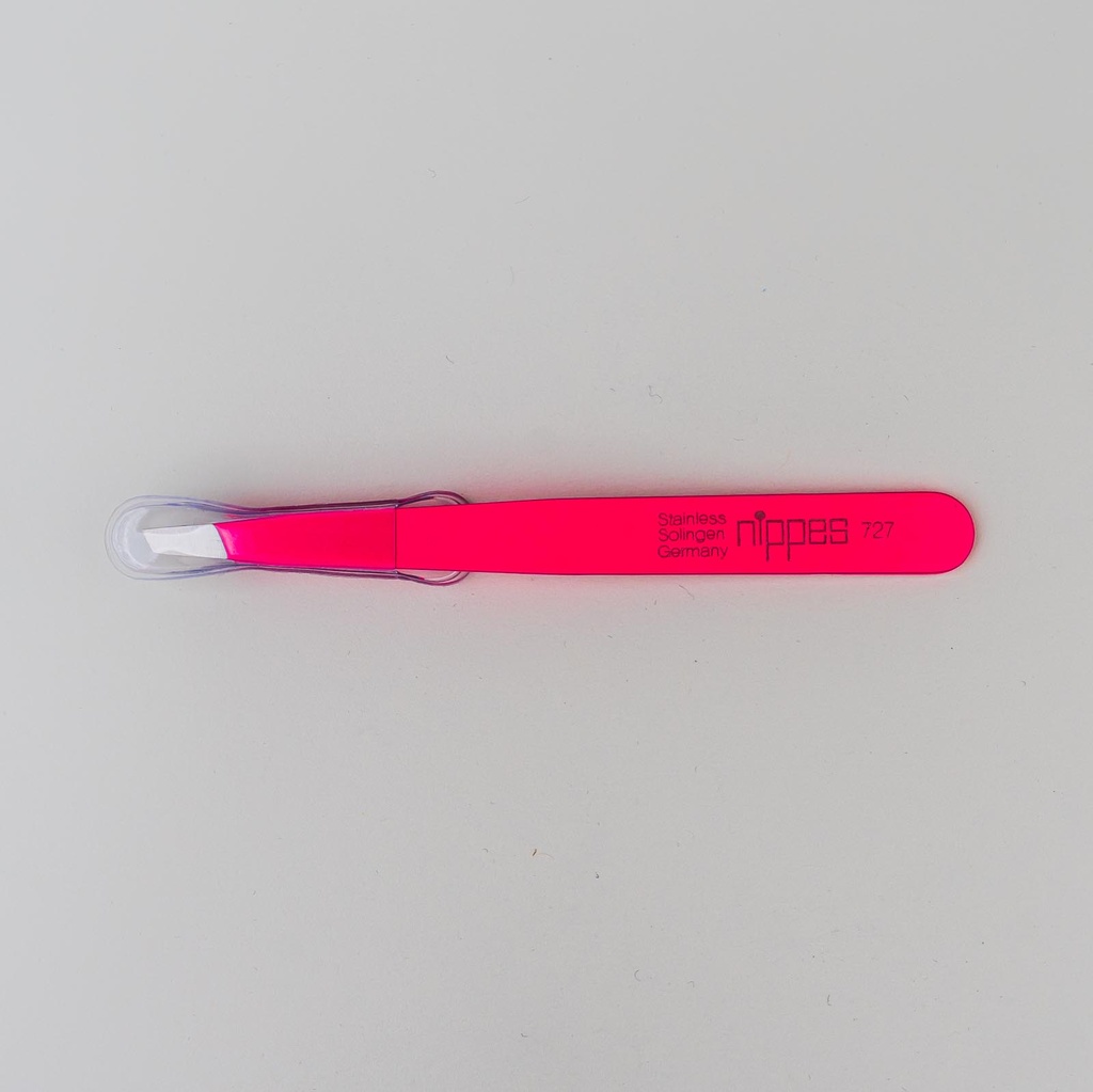 [727] Nippes Kosmetik Pinzette Pink schräg