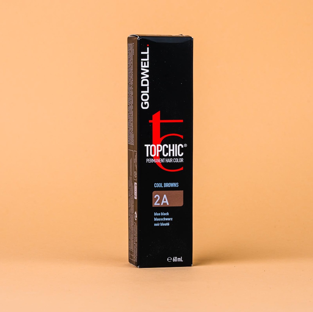[201622] Goldwell Topchic Tube - Cool Brown 60ml - verschiedene Nuancen - Haarfarbe (2A - blauschwarz 60ml)