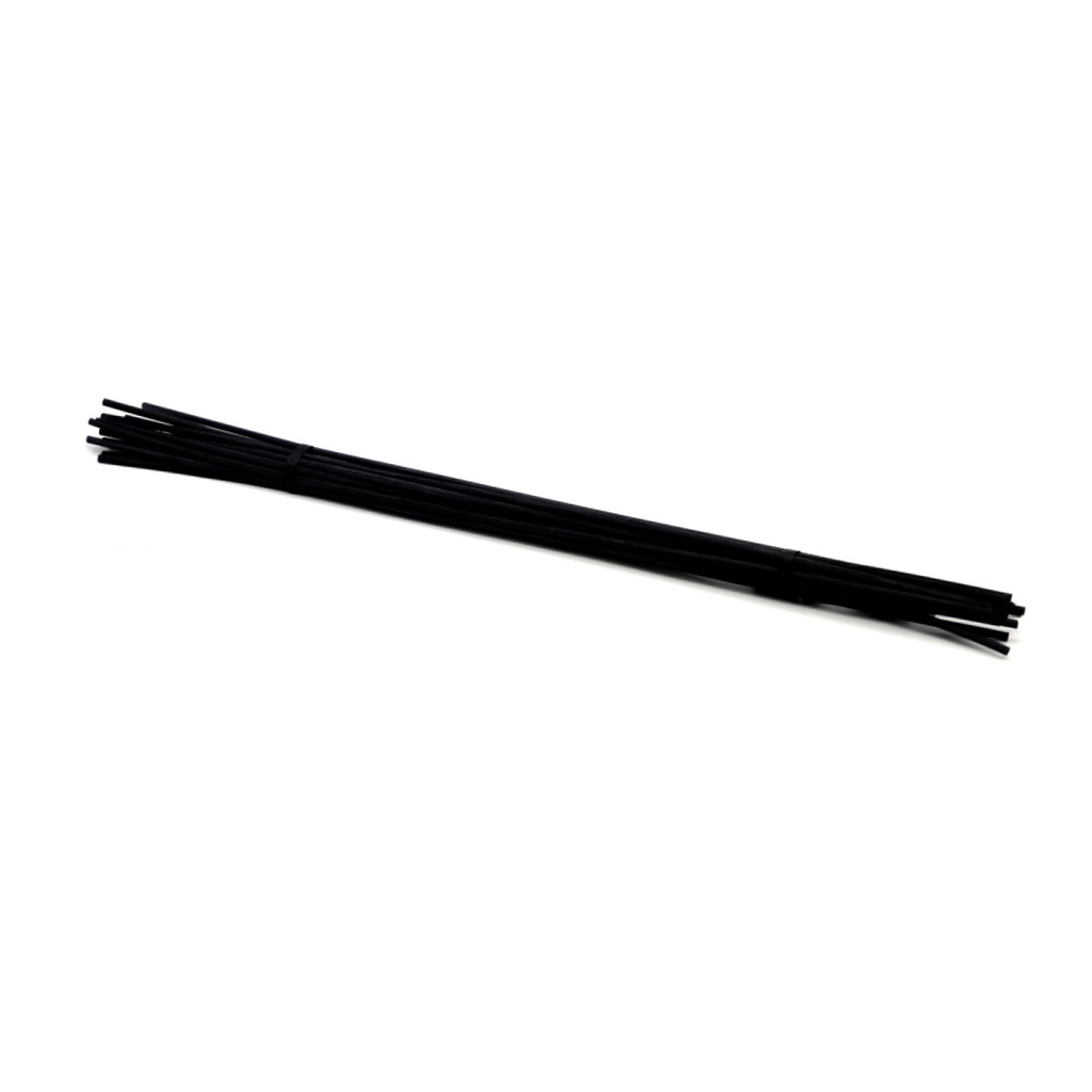 [CM-1235] Cereria Molla 1899 12x Black Rattan Sticks for Reed Diffusor