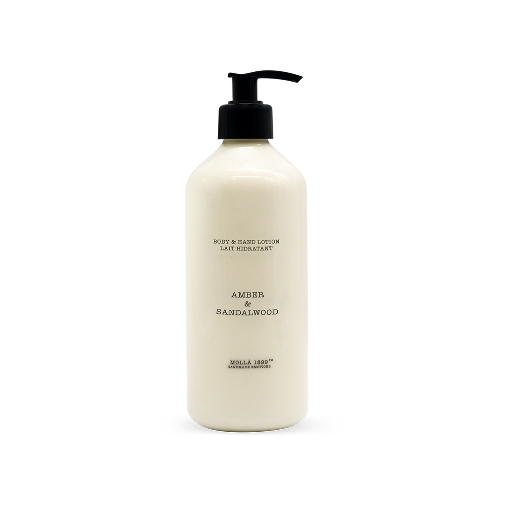 [CM-HC37] Cereria Molla 1899 Body & Hand Lotion 500ml Amber & Sandalwood