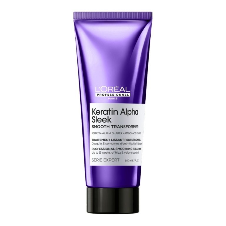 [E4564000] Loreal Keratin Alpha Sleek Smoothing Treatment - 200 ml