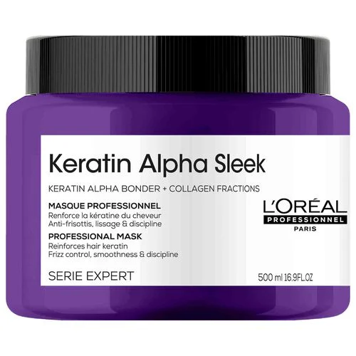 Loreal KeratinAlpha Sleek Maske - 500ml