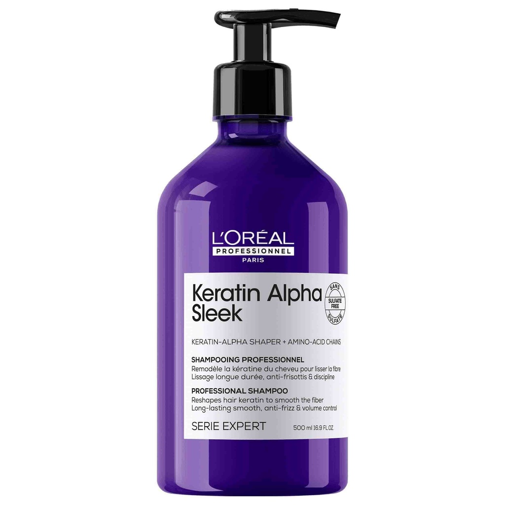 Loreal Keratin Alpha Sleek Shampoo- 500ml