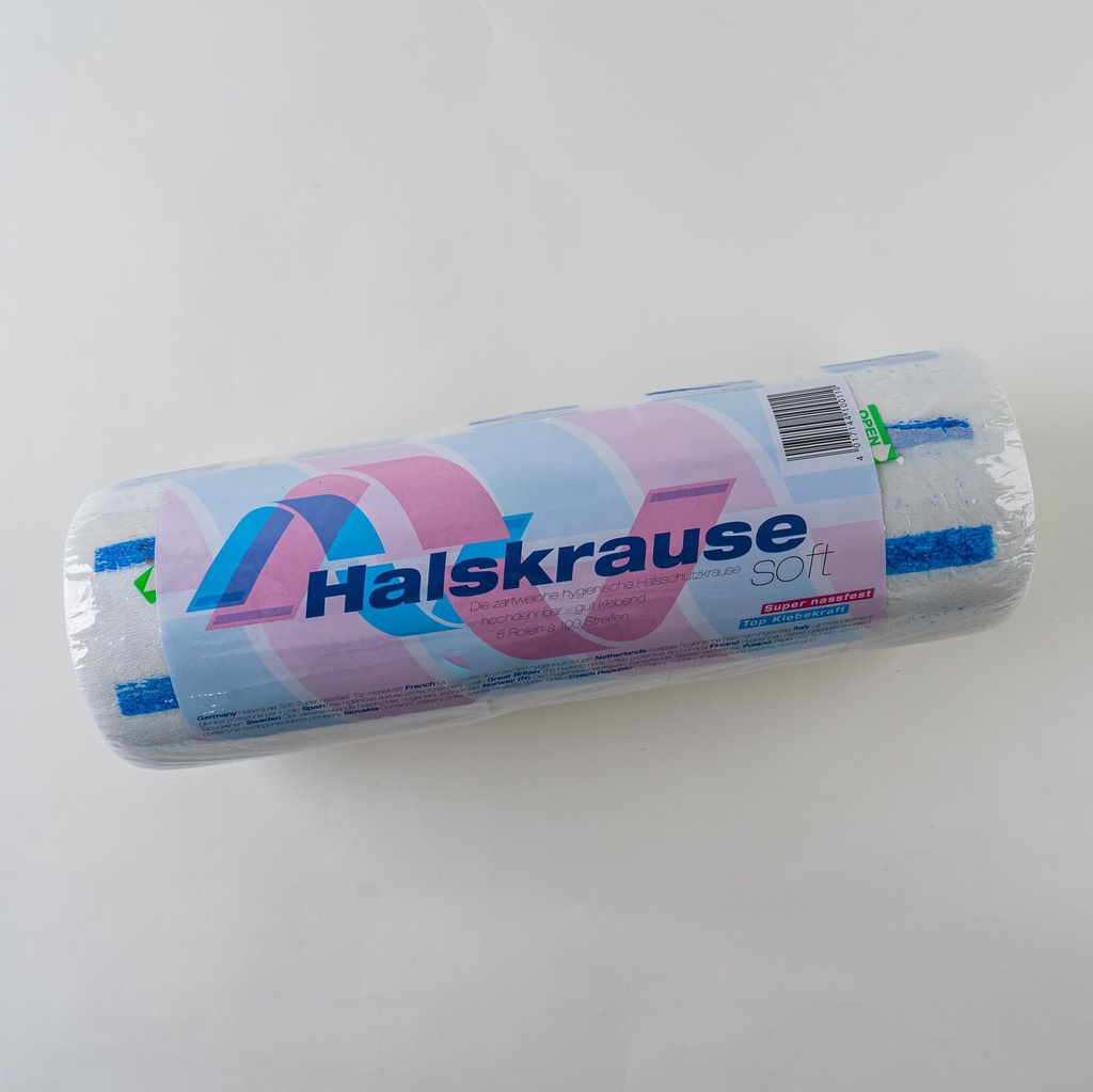 [T11-neu] Halskrause Soft 100 Streifen je Rolle