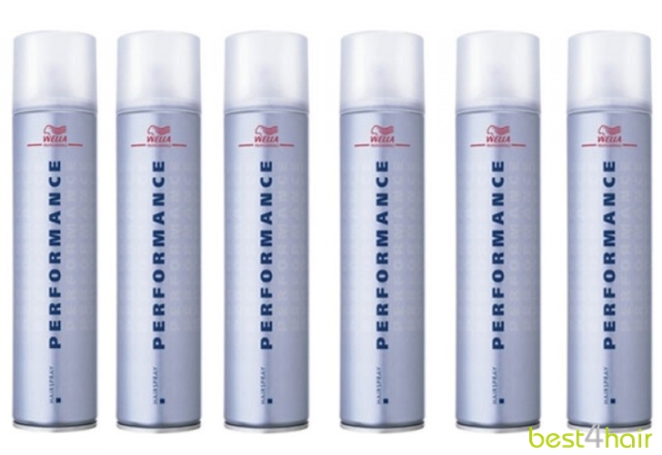 [1-5369-6] 6x Wella Performance Haarspray 500ml (Haltegrad 1)