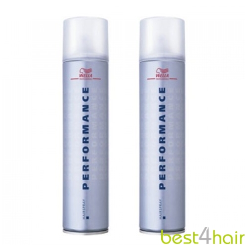 [1-5639-2] 2 x  Wella Performance Haarspray 500 ml (Haltegrad 1)