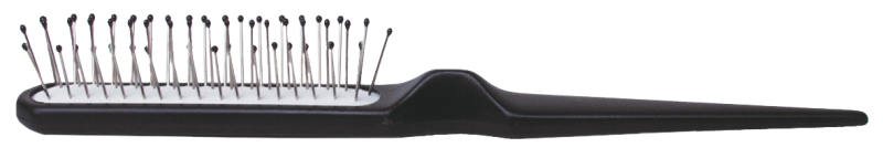 [14111451] Efalock Toupierbürste schwarz 3 - rhg. Mit Noppen
